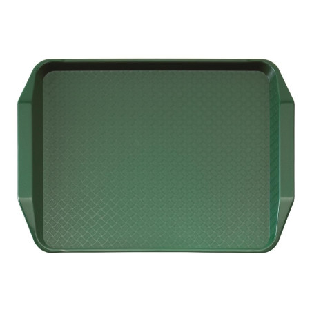 Pravokotni zeleni pladenj s polipropilenskimi ročaji za hitro prehrano 430mm - Cambro - Fourniresto