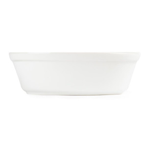 Ovalne bele posode za gratin 161 x 116 mm - komplet 6 - Olympia - Fourniresto