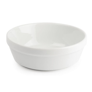 Pladnji za gratin, okrogli, beli, premer 137 mm - komplet 6 - Olympia - Fourniresto