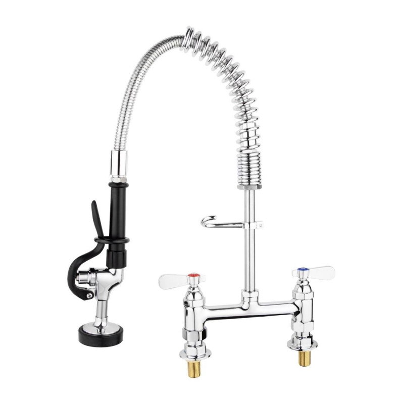 Stainless Steel Double Spray Tap - Vogue Stainless Steel Double Spray Tap - Vogue