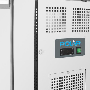 Hladilna miza s tremi vrati in podpornikom, serija U - 417L - Polar -