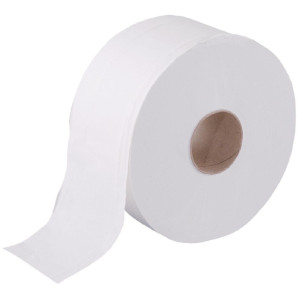 Role papirnatega toaletnega papirja 2-slojni Mini Jumbo 150m - paket 12 - Jantex