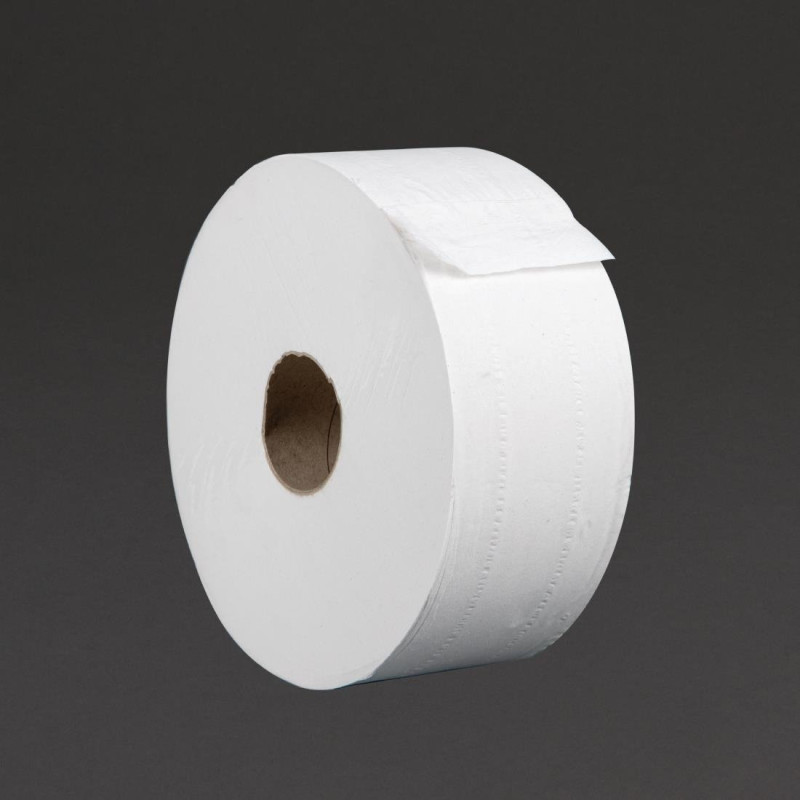 Rouleaux de Papier Toilette 2 Plis Jumbo - Lot de 6 - Jantex Rouleaux de Papier Toilette 2 Plis Jumbo - Lot de 6 - Jantex