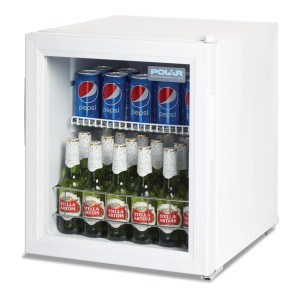 Pozitivna hladilna vitrina za pult, bela serija C - 46L - Polar - Fourniresto