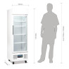Hladilna vitrina s pozitivno temperaturo, bela, serija G - 218 L - Polar - Fourniresto