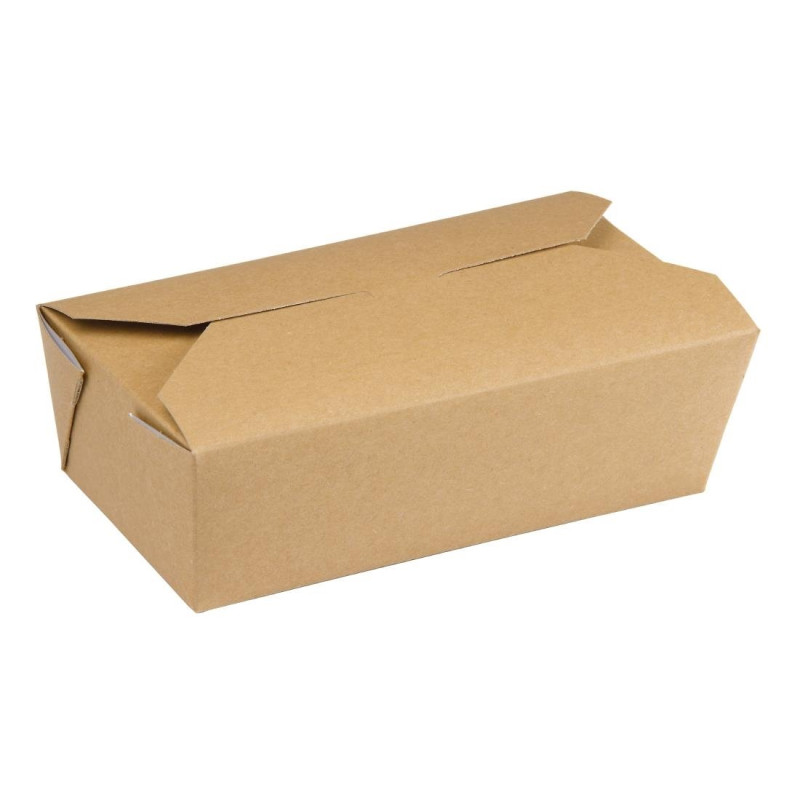 Kartonasta embalaža pravokotne oblike Kraft - 985 ml - Paket 250 kosov - Colpac Kartonasta embalaža pravokotne oblike Kraft - 985 ml - Paket 250 kosov - Colpac