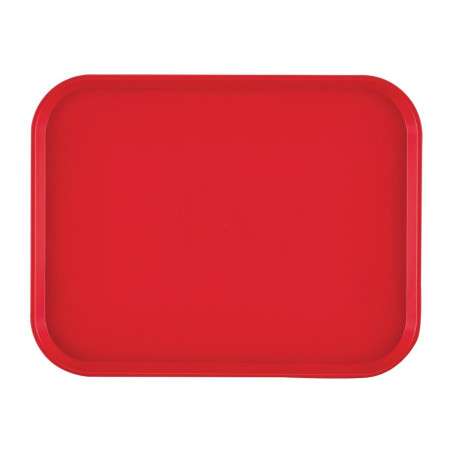 Pravokotni pladenj iz polipropilena za hitro prehrano, rdeč 410mm - Cambro - Fourniresto Pravokotni pladenj iz polipropilena za hitro prehrano, rdeč 410mm - Cambro - Fourniresto