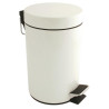 Koš za smeti s pedalom - bela - 3L - Bolero