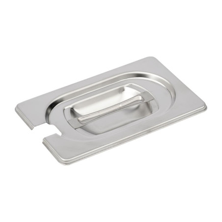 Couvercle Inox avec Encoche - GN 1/9 - Gastro M - Fourniresto Couvercle Inox avec Encoche - GN 1/9 - Gastro M - Fourniresto