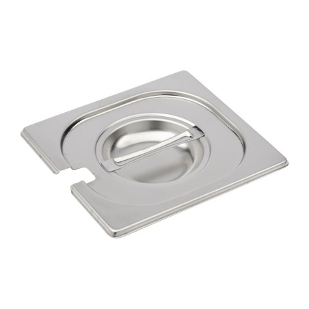 Couvercle Inox avec Encoche GN 1/6 - Gastro M - Fourniresto Couvercle Inox avec Encoche GN 1/6 - Gastro M - Fourniresto