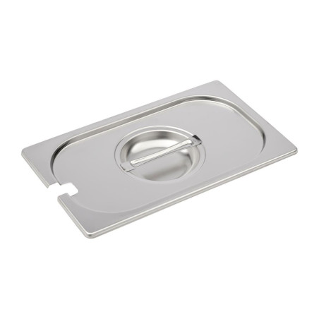 Couvercle Inox avec Encoche GN 1/4 - Gastro M - Fourniresto Couvercle Inox avec Encoche GN 1/4 - Gastro M - Fourniresto
