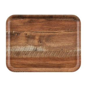 Laminirana površina z zrnatim vzorcem Madeira hrasta, rjava 460 mm - Cambro - Fourniresto