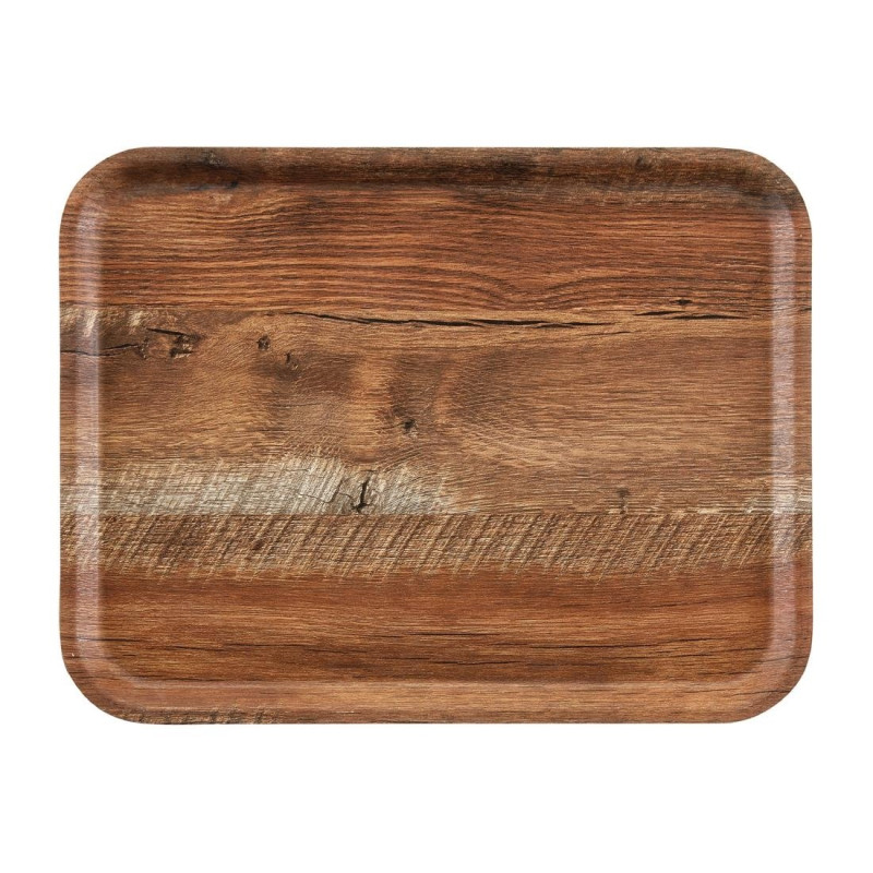 Laminirana površina z zrnatim vzorcem Madeira hrasta, rjava 460 mm - Cambro - Fourniresto