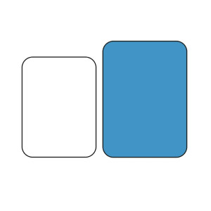 Laminirana površina z zrnatim vzorcem Madeira hrasta, rjava 460 mm - Cambro - Fourniresto