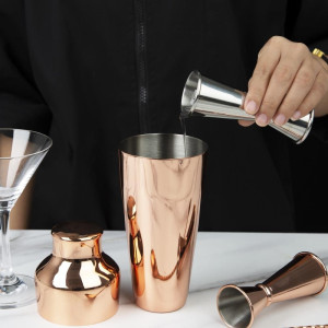 Merilna posoda za konične bare iz nerjavečega jekla 25 in 50 ml - Olympia - Fourniresto