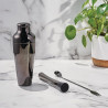 Pilon iz nerjavečega jekla s sivim titanovim silikonskim koncem Ø 34 mm - Olympia - Fourniresto