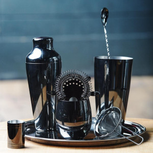 Shaker pariški sivi titan 550 ml - Olympia - Fourniresto