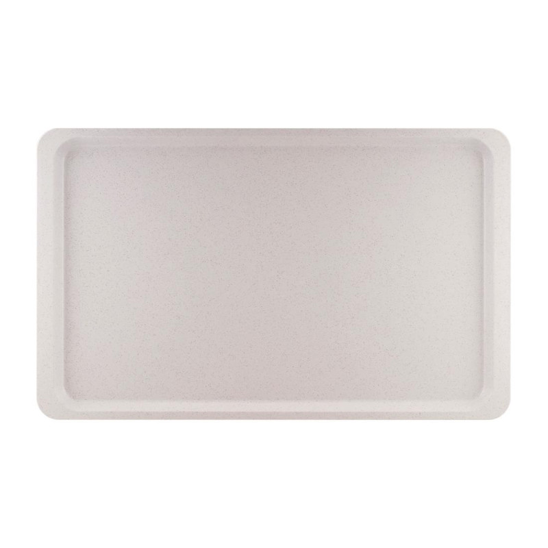 Pladenj za serviranje iz poliestra GN1/1 530x325mm Sivkasto pegast - Roltex - Fourniresto