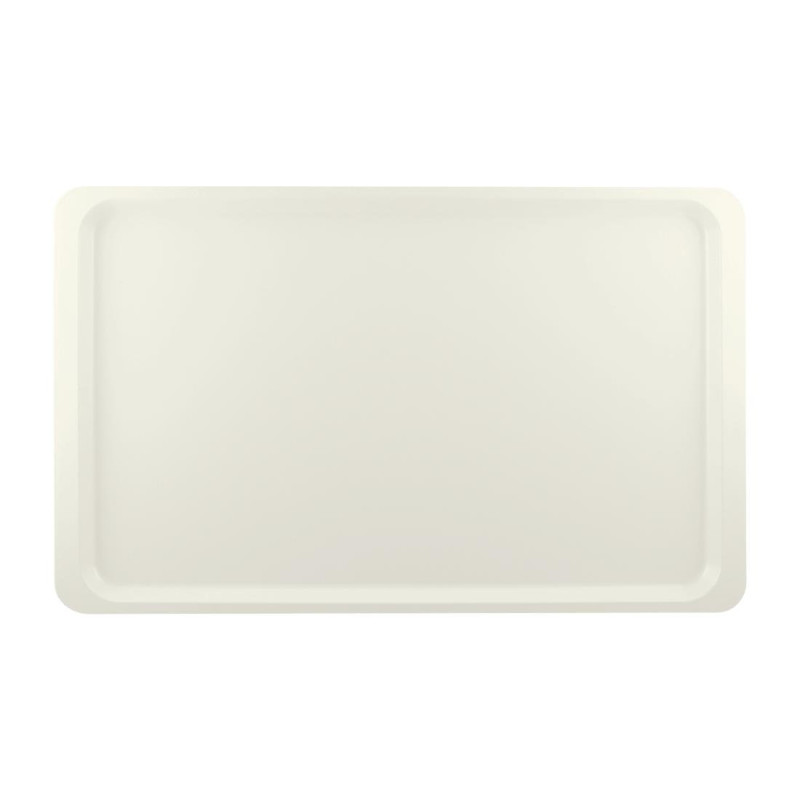 Pladenj za serviranje iz poliestra GN1/1 530x325mm Biser bel - Roltex - Fourniresto