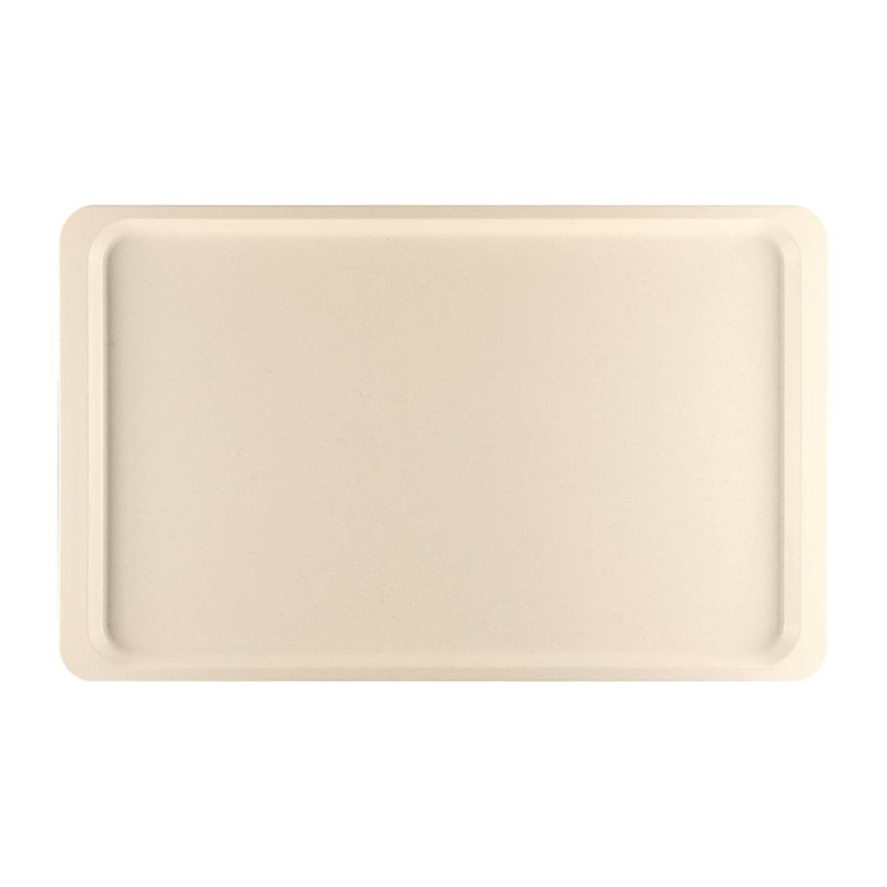 Pladen za serviranje iz poliestra GN1/1 530x325mm bež - Roltex - Fourniresto