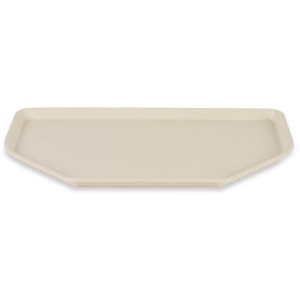 Pladenj za strežbo iz poliestra trapezoidne oblike 500x325mm bež - Roltex - Fourniresto