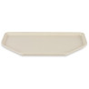 Pladenj za strežbo iz poliestra trapezoidne oblike 500x325mm bež - Roltex - Fourniresto