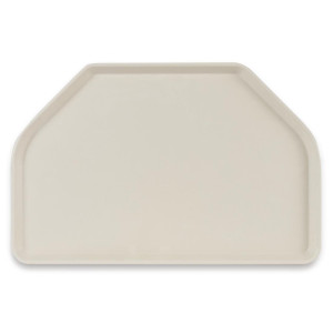Pladenj za strežbo iz poliestra trapezoidne oblike 500x325mm bež - Roltex - Fourniresto