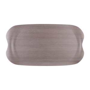 Pladen za serviranje Wave 43x23cm Siva žila - Roltex - Fourniresto