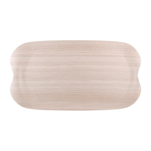 Pladenj za strežbo Wave 43x23cm svetel les - Roltex - Fourniresto