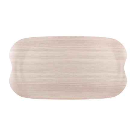 Pladenj za strežbo Wave 43x23cm svetel les - Roltex - Fourniresto