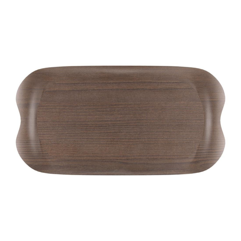 Pladenj za serviranje Wave 43x23cm Palisander žilast - Roltex - Fourniresto