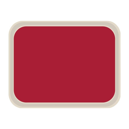 Pladenj za strežbo iz poliestra Standard 470x360mm rdeč - Roltex - Fourniresto