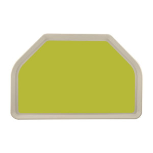 Pladen za serviranje iz poliestra trapez GN 500x325mm zelen - Roltex - Fourniresto
