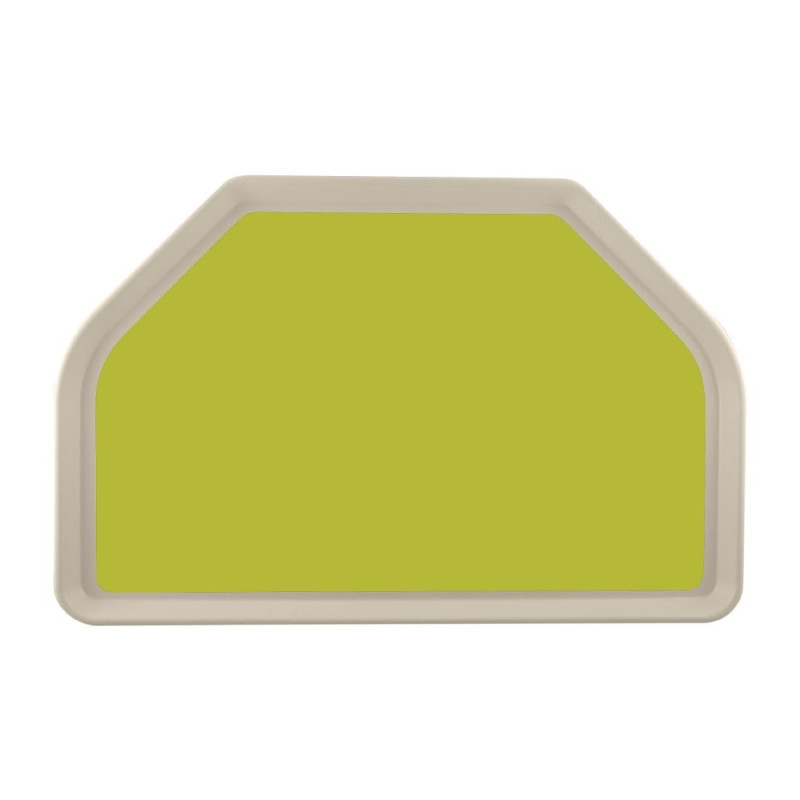Pladen za serviranje iz poliestra trapez GN 500x325mm zelen - Roltex - Fourniresto