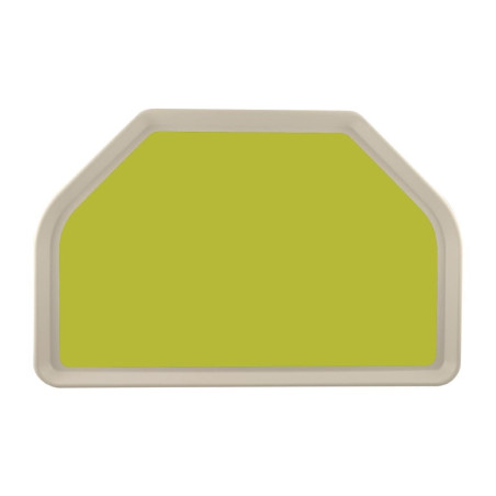 Pladen za serviranje iz poliestra trapez GN 500x325mm zelen - Roltex - Fourniresto Pladen za serviranje iz poliestra trapez GN 500x325mm zelen - Roltex - Fourniresto