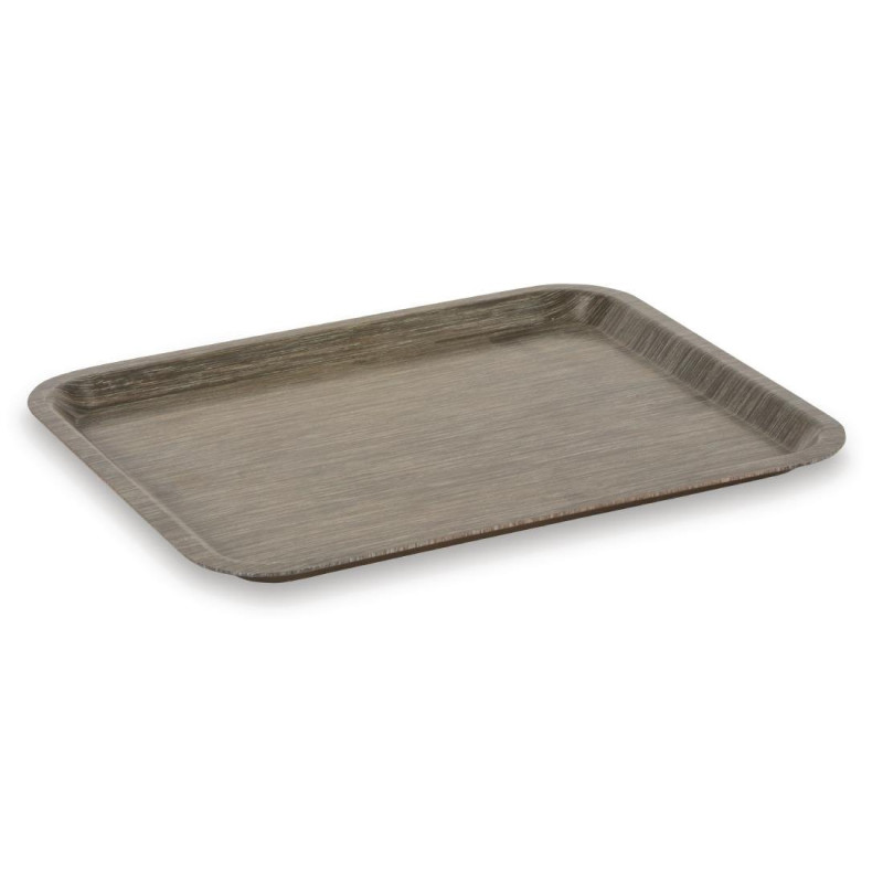 Melamine Service Tray 265x325mm Wenge - Roltex - Fourniresto Melamine Service Tray 265x325mm Wenge - Roltex - Fourniresto