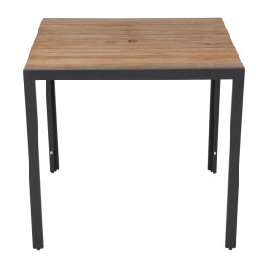 Miza iz jekla in akacije 80 cm - Bolero - Fourniresto