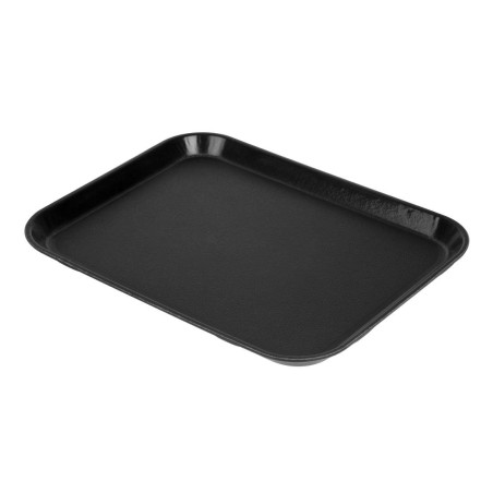 Pravokotni protizdrsni pladenj iz steklenih vlaken EpicTread črne barve 350mm - Cambro - Fourniresto