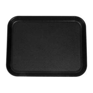 Pravokotni protizdrsni pladenj iz steklenih vlaken EpicTread črne barve 350mm - Cambro - Fourniresto