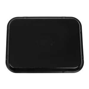 Pravokotni protizdrsni pladenj iz steklenih vlaken EpicTread črne barve 350mm - Cambro - Fourniresto
