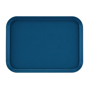 Pravokotni protizdrsni pladenj iz steklenih vlaken EpicTread modre barve 350mm - Cambro - Fourniresto