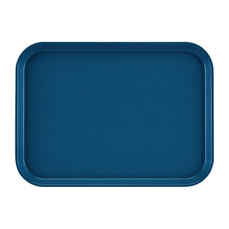 Pravokotni protizdrsni pladenj iz steklenih vlaken EpicTread modre barve 350mm - Cambro - Fourniresto