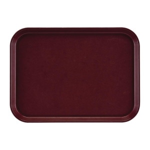 Pravokotni protizdrsni pladenj iz steklenih vlaken EpicTread Bordeaux 350mm - Cambro - Fourniresto