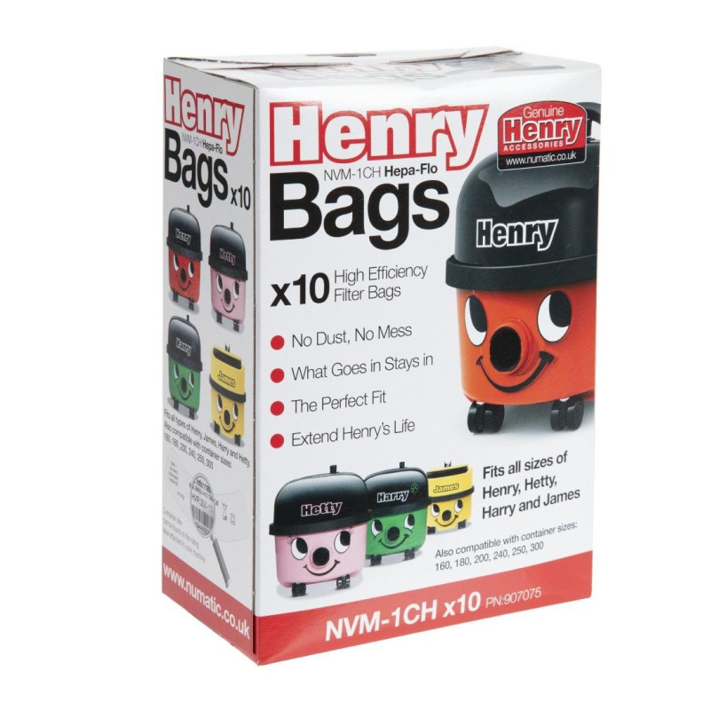 Sacs Aspirateur Henry - Lot de 10 - FourniResto - Fourniresto Sacs Aspirateur Henry - Lot de 10 - FourniResto - Fourniresto