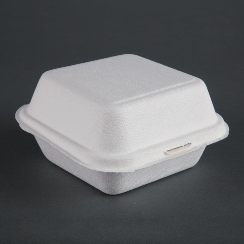 Boîtes À Hamburger Compostables - P 153mm - Lot de 500 - Fiesta Green Boîtes À Hamburger Compostables - P 153mm - Lot de 500 - Fiesta Green