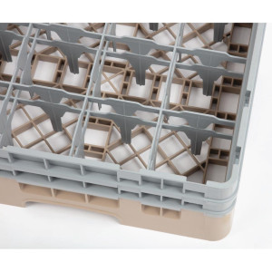 Omarica za kozarce 16 predalov Camrack bež - Š 500 x G 500 mm - Cambro