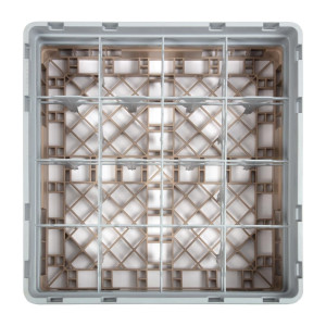Omarica za kozarce 16 predalov Camrack bež - Š 500 x G 500 mm - Cambro