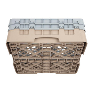 Omarica za kozarce 16 predalov Camrack bež - Š 500 x G 500 mm - Cambro
