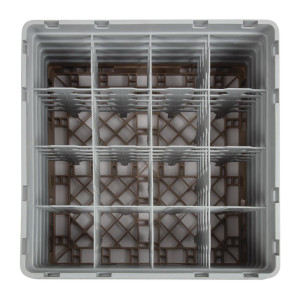 Omarica za kozarce 16 predalov Camrack bež-L 500 x G 500 mm - Cambro
