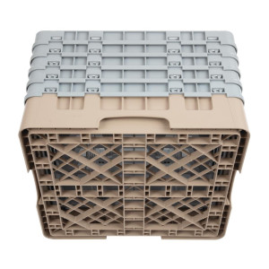 Omarica za kozarce 16 predalov Camrack bež-L 500 x G 500 mm - Cambro